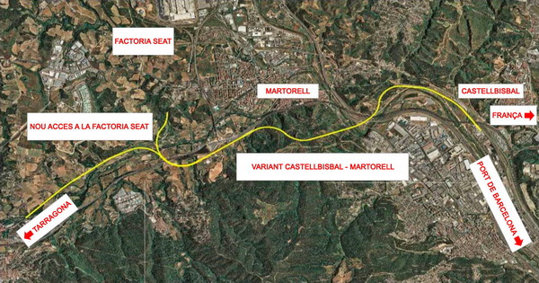 Principals actuacions del Corredor del Mediterrani pendents al nostre territori