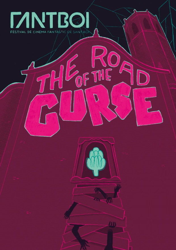 Cartel promocional de la tercera edición del festival de cine ‘Fantboi’, con el lema ‘The road of the Curse’.