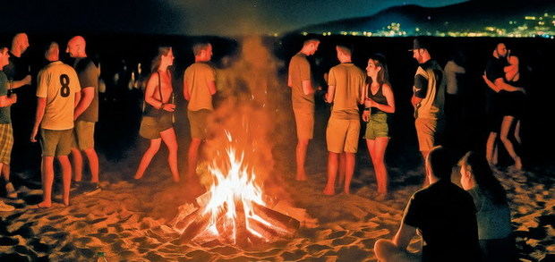 La verbena más desmadrada en primera persona: Hogueras, alcohol y reguetón en la playa de Castelldefels