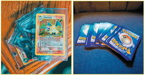 Especulación y ternura a lomos de un Charizard de cartón