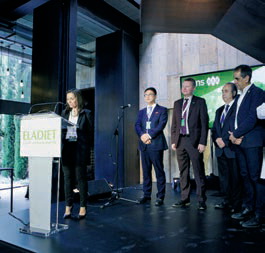 Carla Gaya, de Eladiet, en una presentación en El Papiol.