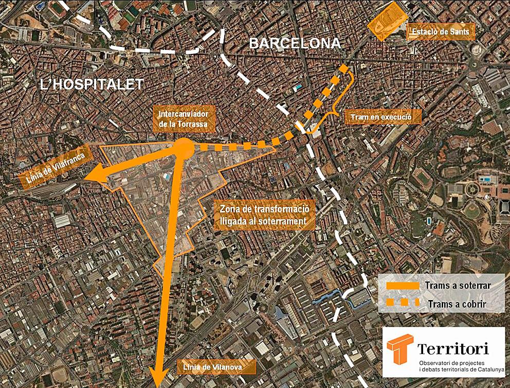 L’intercanviador de La Torrassa, en el calaix de l’oblit
