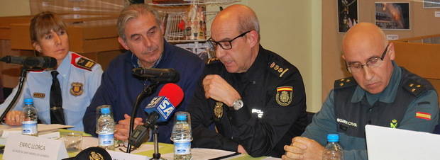 Coordinación y prevención policial hacen del Baix un lugar “seguro”