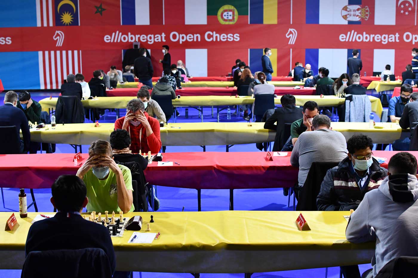 ¡A punto de comenzar la cuarta jornada de El Llobregat Open Chess! ¿Te la vas a perder?