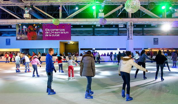 L’Hospitalet contará, por tercer año consecutivo, con la pista de hielo gigante de Navidad