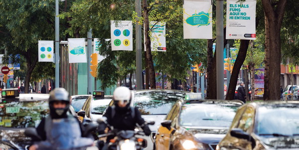 Zona de baixes emissions per lluitar contra la contaminació