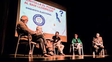 Els partits alternatius, protagonistes de l’enquesta i el debat polític d’El Llobregat