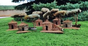 Exposición de los portales de pesebre de Josep Vendrell en Begues