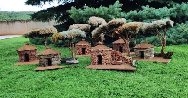 Exposición de los portales de pesebre de Josep Vendrell en Begues