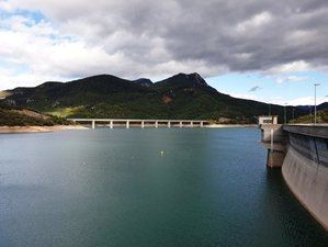 Embalse del río Llobregat en Baells al 72% de su capacidad