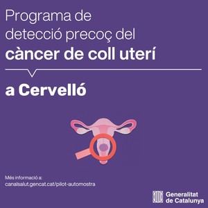 Cervelló lanza un programa online de detección del cáncer de cuello uterino para mujeres de 30 a 65 años