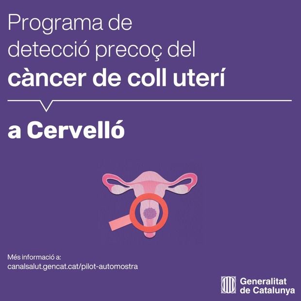 Cervelló lanza un programa online de detección del cáncer de cuello uterino para mujeres de 30 a 65 años