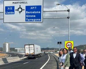 Martorell y Sant Esteve estrenan el desdoblamiento de la B-224