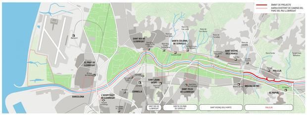 Pallejà pone en marcha la recuperación socioambiental del camino del rio Llobregat