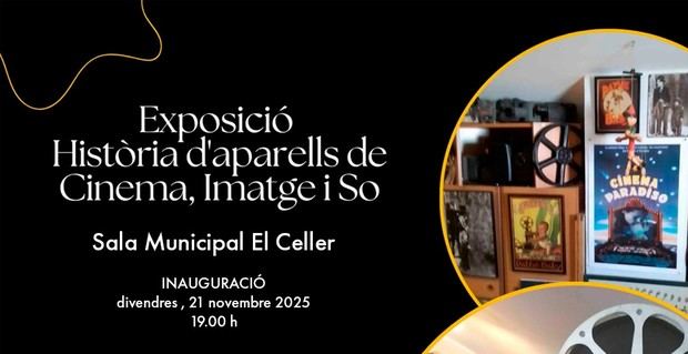 Más de 100 aparatos históricos de cine se exhiben en Sant Esteve Sesrovires