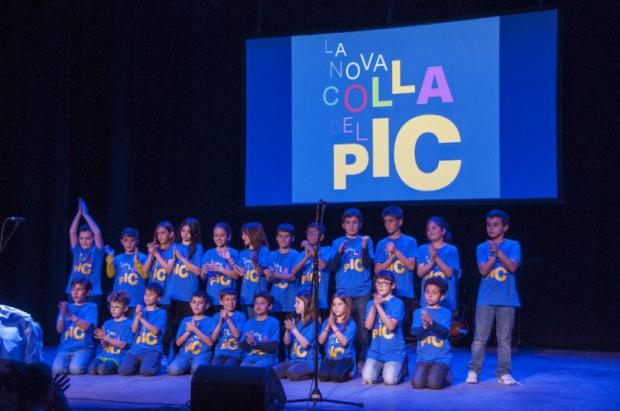 Niños y niñas de la entidad La Nova Colla de Pic