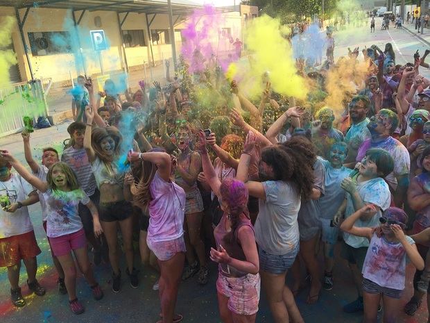 La Fiesta Holi tendrá lugar el domingo.