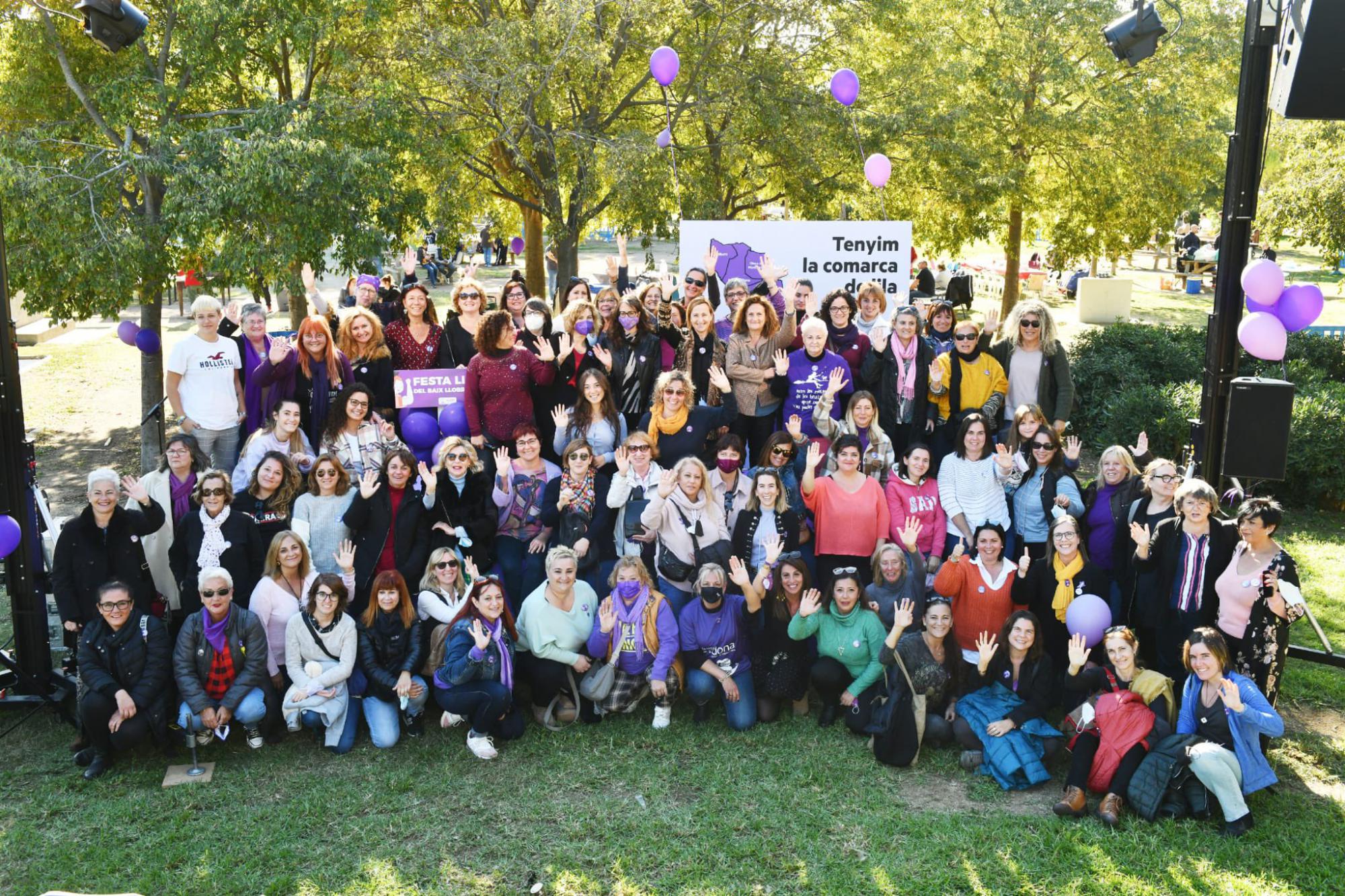 El Prat acoge la 1ª Fiesta Lila celebrada por Dones ERC del Baix Llobregat i l’Hospitalet