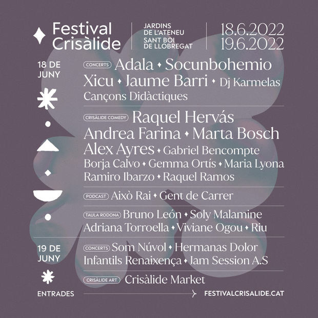Conciertos, podcasts, comedias y mesas redondas de la mano del Festival Crisàlide que llega a Sant Boi