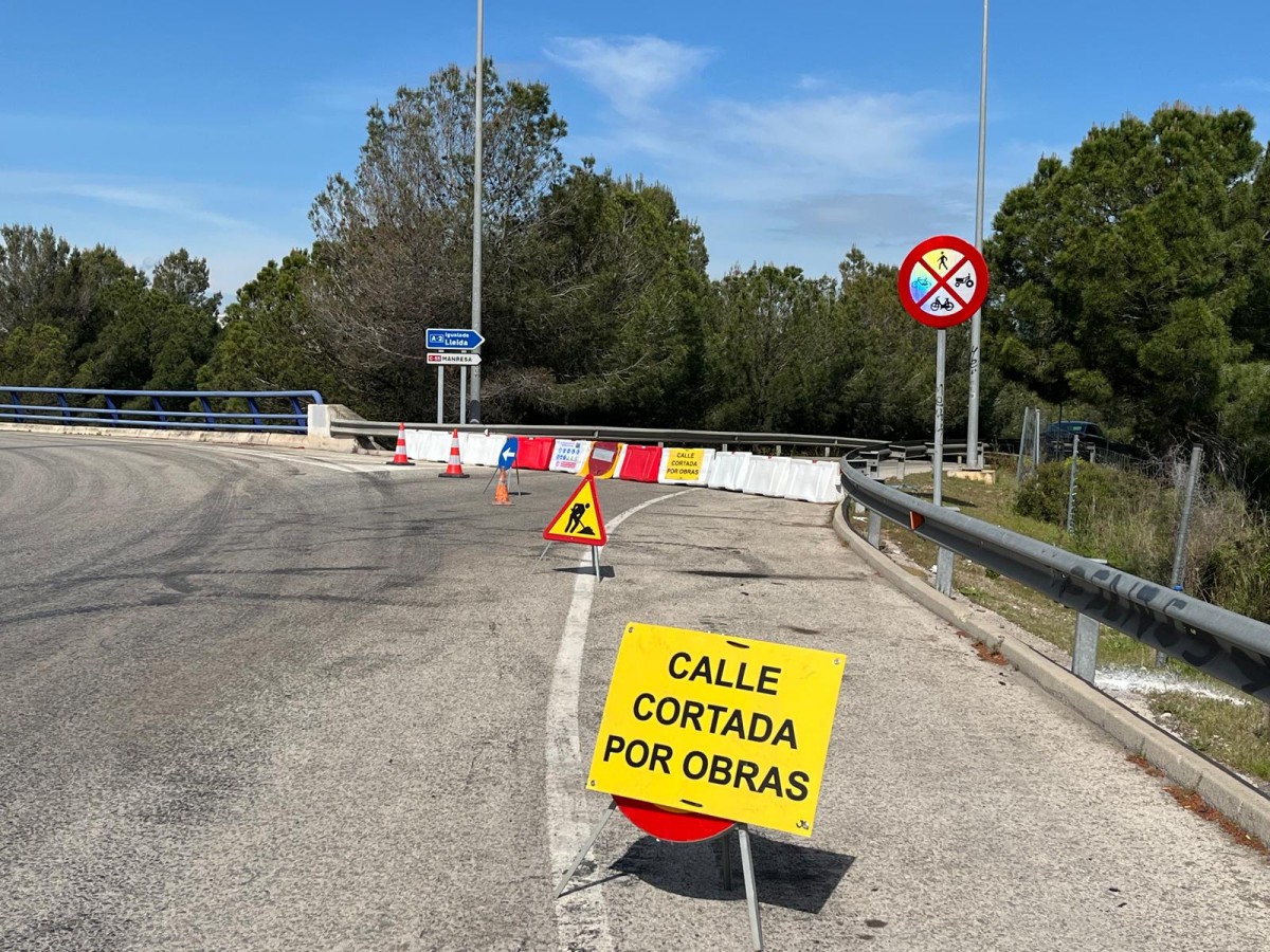 Cortes de tráfico en la A-2 hacia Lleida por obras en Abrera hasta el 1 de agosto