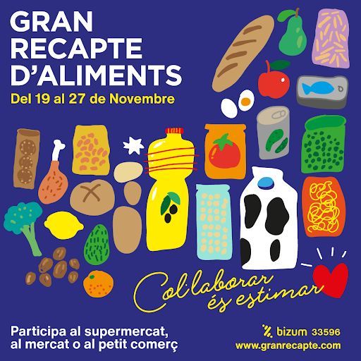 La Gran Recogida de Alimentos 2021 cuenta con Castelldefels como colaborador