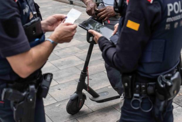 Control de patinetes eléctricos en L'Hospitalet