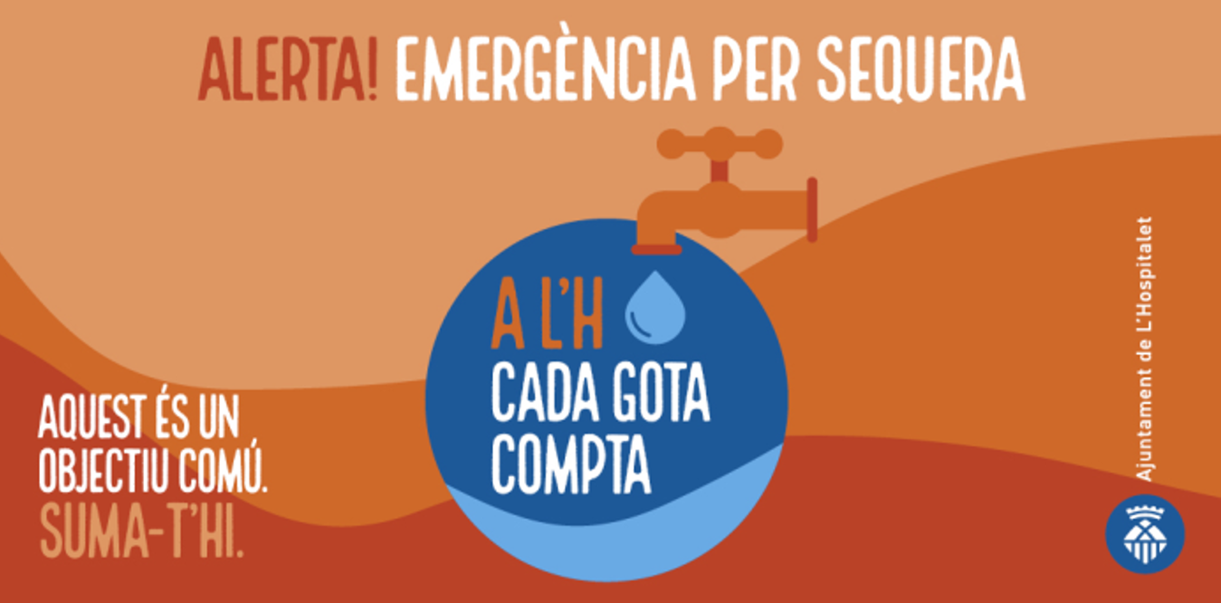 L'Hospitalet combate la sequía con nuevas medidas de ahorro de agua