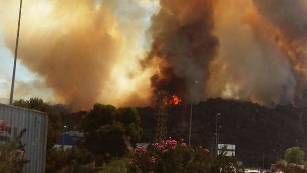 Detenido el vecino que presuntamente provocó el incendio forestal de Castellví de Rosanes
