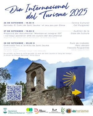 Olesa celebra el Día Internacional del Turismo con actividades sobre el Camí de Sant Jaume y Montserrat