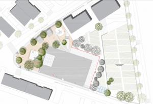 Olesa reanuda las obras para transformar la antigua escuela Sant Bernat en un espacio abierto al barrio