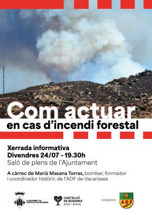 Castellví de Rosanes programa una charla sobre cómo actuar en caso de incendio