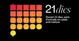 Begues se suma a la campaña ‘21 dies. D’entrada, en català!’
