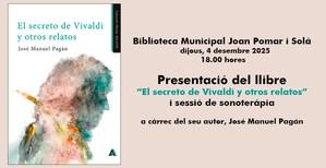 José Manuel Pagán presenta su libro en la biblioteca de Sant Esteve Sesrovires