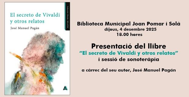 José Manuel Pagán presenta su libro en la biblioteca de Sant Esteve Sesrovires
