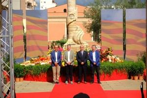 L'Hospitalet celebra la Diada con un homenaje a la lengua catalana y su centenario