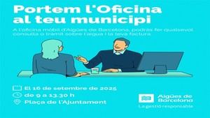 La oficina móvil de Aigües atenderá consultas en El Papiol el 16 de septiembre