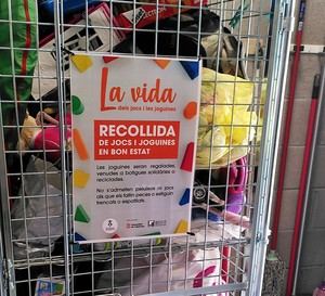 La Deixalleria de Martorell habilita un punto para reciclar juguetes usados