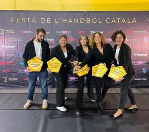 La Federación Catalana de Balonmano reconoce el programa Fem Esport en Castelldefels