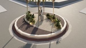 Mejoras en las rotondas del paseo de la Marina de Castelldefels a partir de marzo