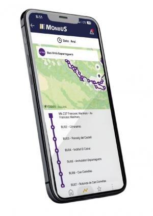 La nueva app de Monbus permite geolocalizar autobuses y recibir alertas instantáneas en Esparreguera