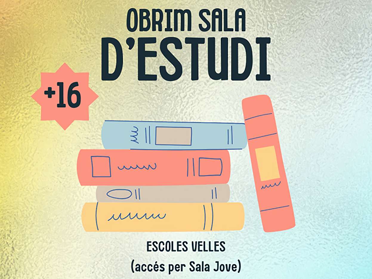 La Sala Jove de Sant Esteve abrirá una nueva Sala d’Estudi para jóvenes a partir de 16 años