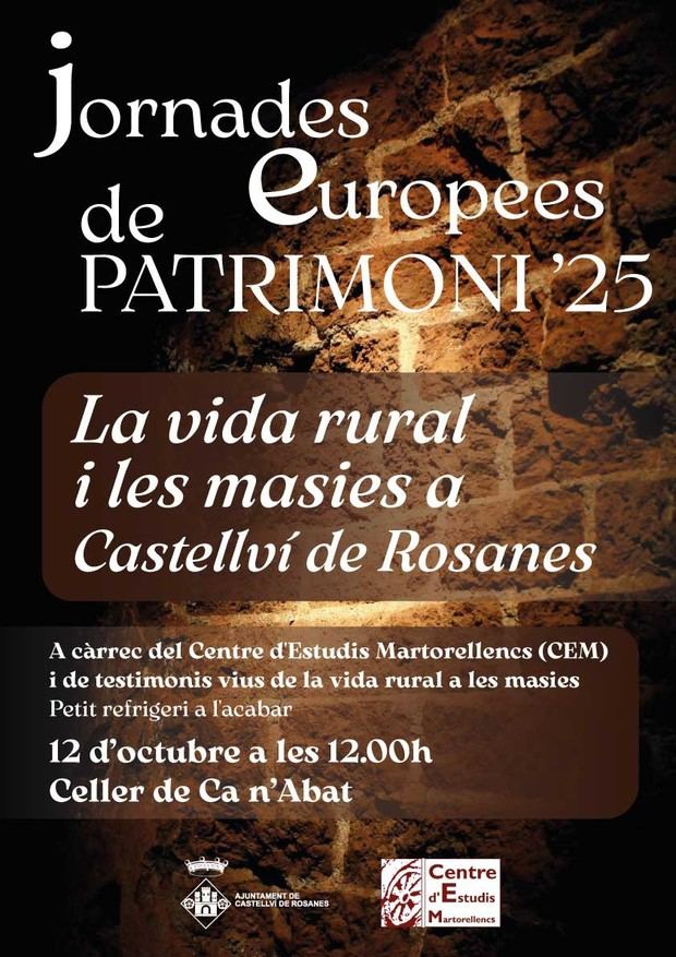 Castellví celebra las Jornadas Europeas del Patrimonio centradas en la vida rural