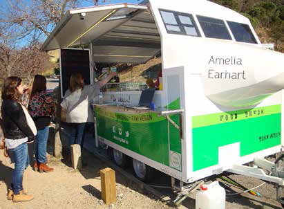 Un food truck de comida vegana, pendiente de la autorización del Consorcio del parque de Collserola