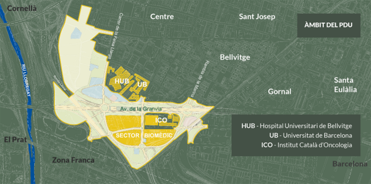 Luz verde por segunda vez para el plan urbanístico que soterrará la Granvia en Bellvitge