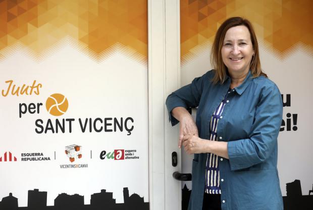 Maite Aymerich, la 'cara' de Junts x Sant Vicenç, dejará su cargo municipal este octubre