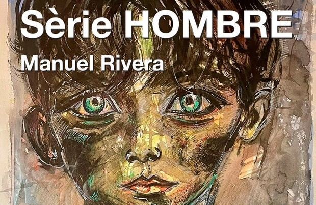 Qué hay tras los rostros de Sèrie Hombre. Lo último de Manuel Rivera se expone en Viladecans