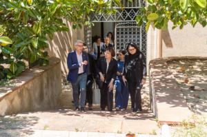 Meng Yuhong, cónsul general de China, visita Esplugues para conocer sus iniciativas