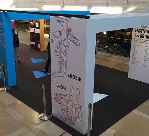 Exposició sobre l’oferta d’ensenyaments esportius a l’IIla Diagonal