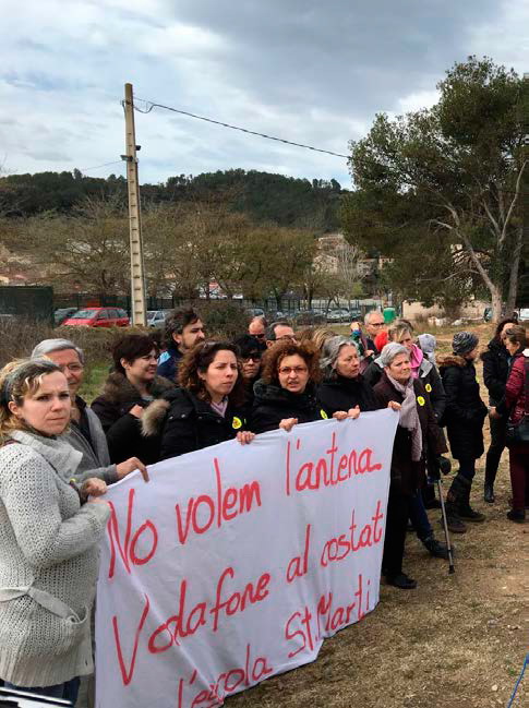 La lluita veïnal tomba les antenes de telefonia mòbil