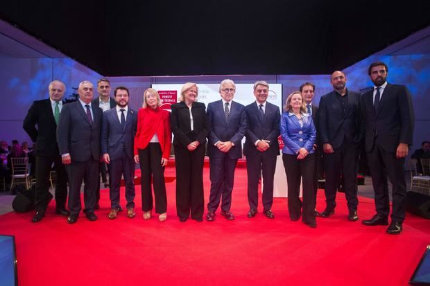 Los galardonados en los premios Carles Ferrer Salt de Foment del Treball